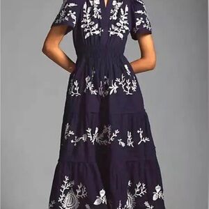 Anthropologie Somerset maxi dress, size xl